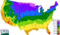 USDA Zones Map